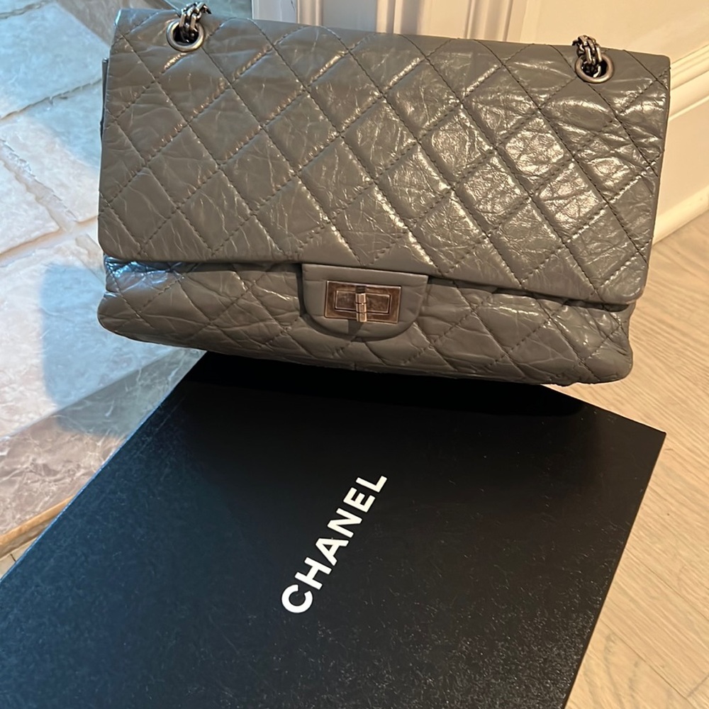 Chanel 255 Grey Bag